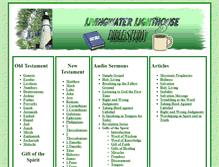Tablet Screenshot of biblestudy.lwlighthouse.com